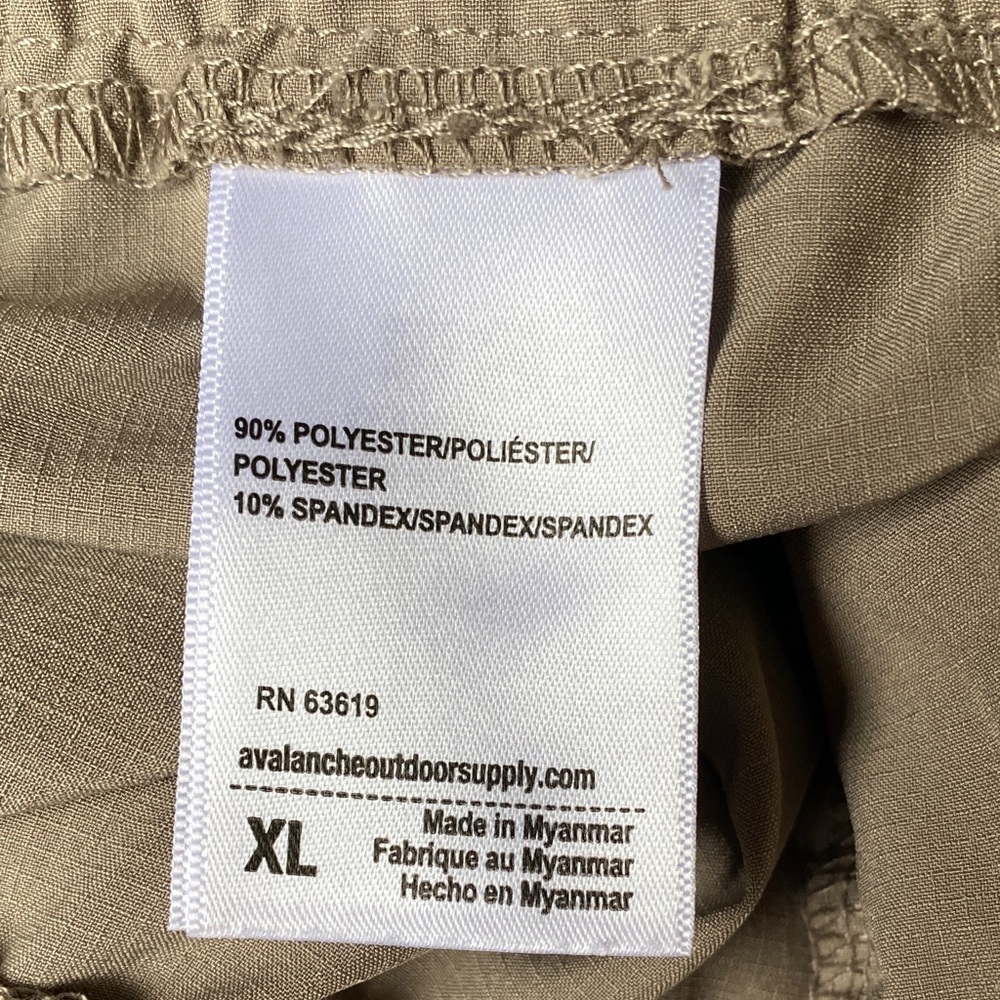 Avalanche Women’s Tan Cropped Pants Size XL - Picture 7 of 7